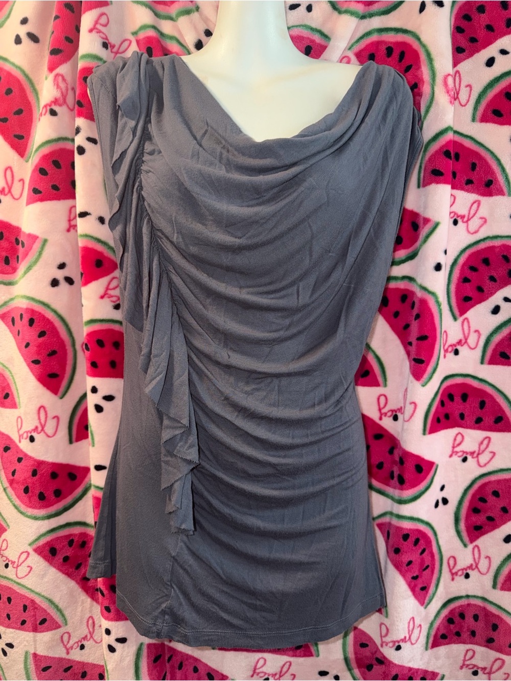 🩶 Old Navy Shouchy Draped Tank Top